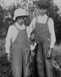 Clarence and Bill with their catch