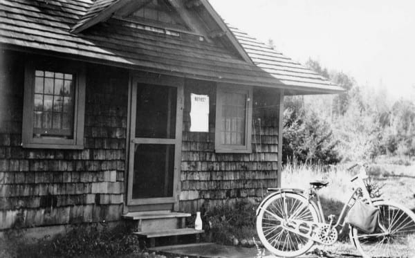 This cabin in Green Valley was Frances Boone Seaman’s home in the summer of 1942.