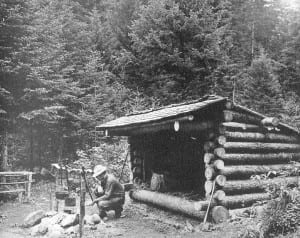 The Adirondack lean-to had already become an institution in Longstreth’s day.