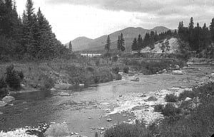 Bob or George took this photo of the Ausable River just outside Lake Placid during their Adirondack rambles.