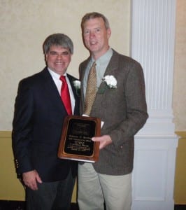 ADK Executive Director Neil Woodworth, left, and Adirondack Explorer Editor Phil Brown. Photo by Rebecca Brown.