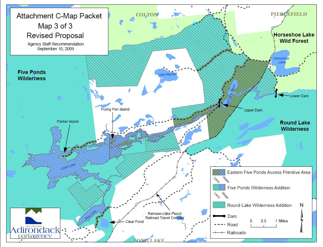 Lows map copy The changes shown on the map were approved Friday with the exception of the classification of the surface waters and lakebeds. Courtesy of APA.