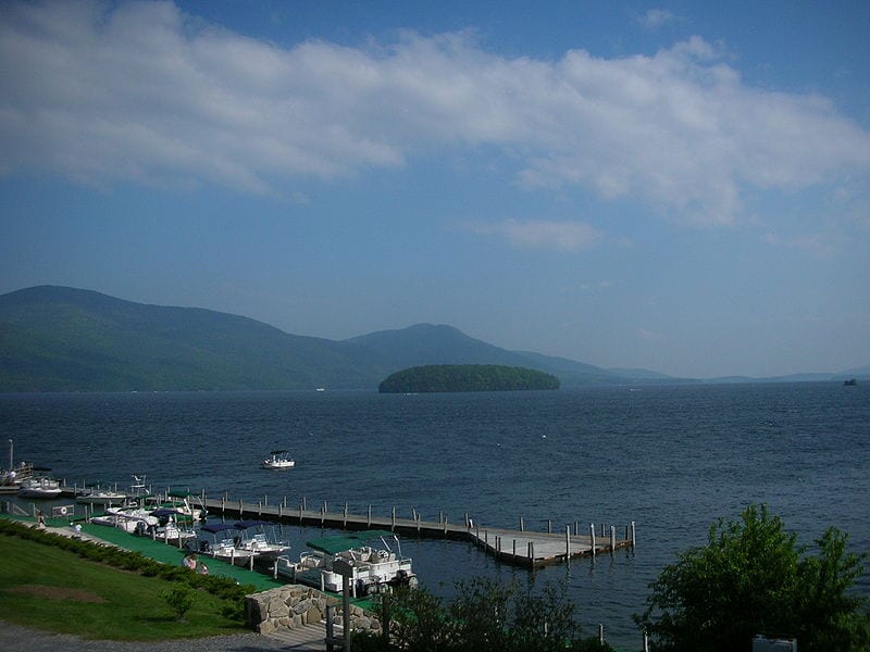 Lake George as seen from Bolton Landing. From Wikipedia.
