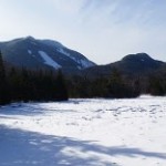 Marcy Dam Looking toward Avalanche Pass from Marcy Dam.