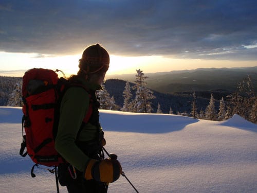 into sun Sunset is fast approaching. Photo by Phil Brown.
