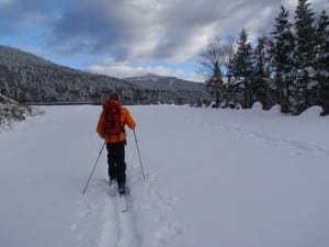 Ascending the highway, with summit in distance. Photo by Phil Brown.