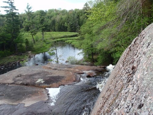 A view from the top of the waterfalls. Photo by Phil Brown.