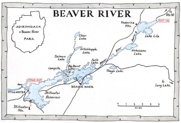 Beaver River Map