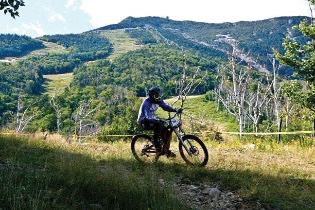 biking