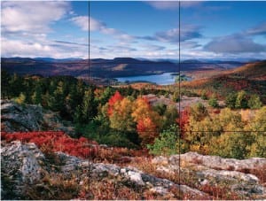 The rule of thirds: split the frame in three, horizontally and vertically, and place key elements of the image where the lines intersect.