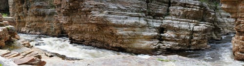 ChasmPanorama Ausable Chasm is now open to whitewater paddlers.