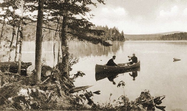 Tourists flocked to the Adirondacks in the late nineteenth century in search of wilderness adventures.