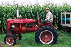 The farm of Tom (above) and Steve Tucker is known for its potatoes and corn maze.