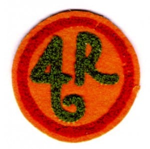 The patch designed by Grace Hudowalski.