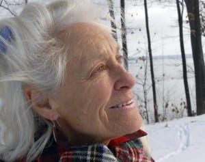 Anne LaBastille often lived in a log cabin on Twitchell Lake without plumbing or electricity. Associated Press.