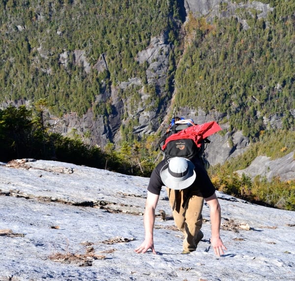 Matt on Dike slide