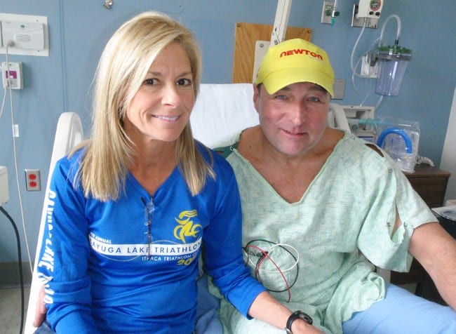 Jane and Steve Mastaitis at Adirondack Medical Center. Photo by Phil Brown.