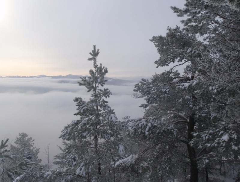 View from the summit of Baker Mountain. Photo by Phil Brown. View from the summit of Baker Mountain. Photo by Phil Brown.