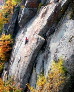 man on rock climb
