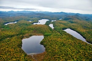 The state bought eighteen thousand acres, including the Essex Chain of Lakes and nearby ponds, in the first phase of the acquisition. Photo by Carl Heilman
