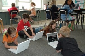 Keene Central students attend one of the Park’s smallest schools. Photo by Susan Bibeau
