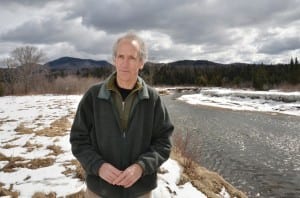Larry Master on the bank of the West Branch of the Ausable River. Photo by Pat Hendrick
