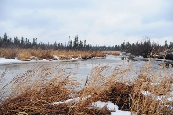 Spring melt can increase lake acidity. Photo by Susan Bibeau