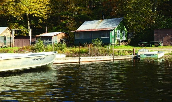 The Gooley Club camps on Third Lake must be removed by the end of 2018. Photo by Susan Bibeau