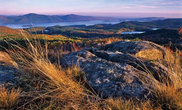 The summit of Cat Mountain offers a magnificent view of Lake George. Photos by Carl Heilman