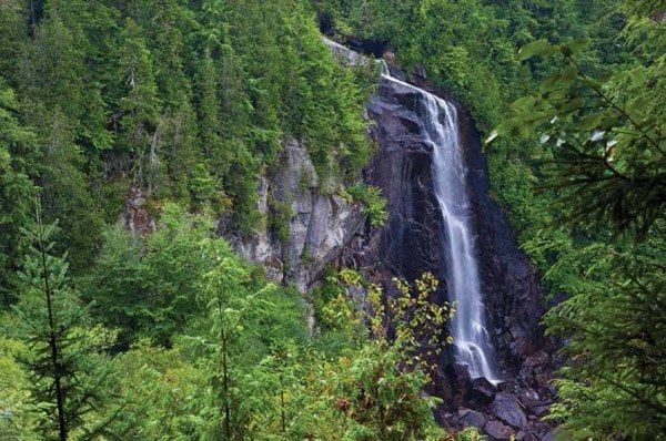 OK Slip Falls is the tallest waterfall in the Adirondack Park. Photo by Nancie Battaglia