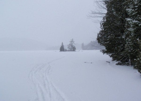 McKenzie Pond this afternoon. Photo by Phil Brown.