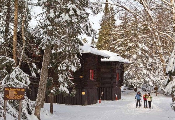 Camp Santanoni is now a picturesque destination for hikers and skiers. Photo by Nancie Battaglia