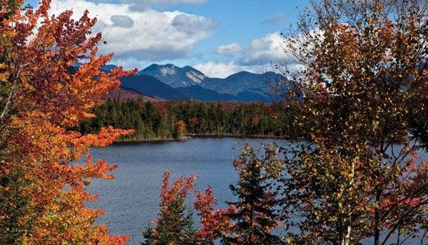 The state plans to buy Boreas Ponds, with its view of the High Peaks, in the last phase of the Finch, Pruyn deal. Photo by Nancie Battaglia