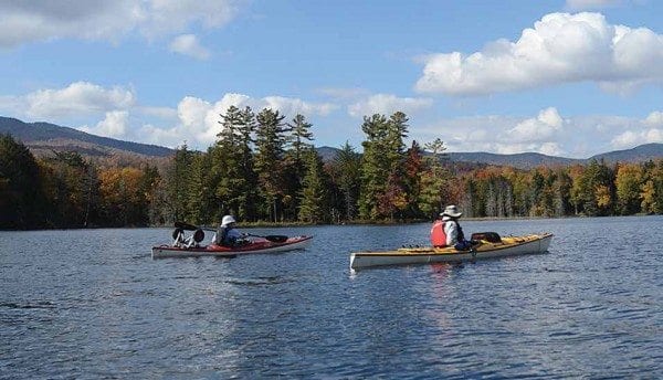 The Essex Chain Lakes opened to paddlers last spring. Photo by Susan Bibeau