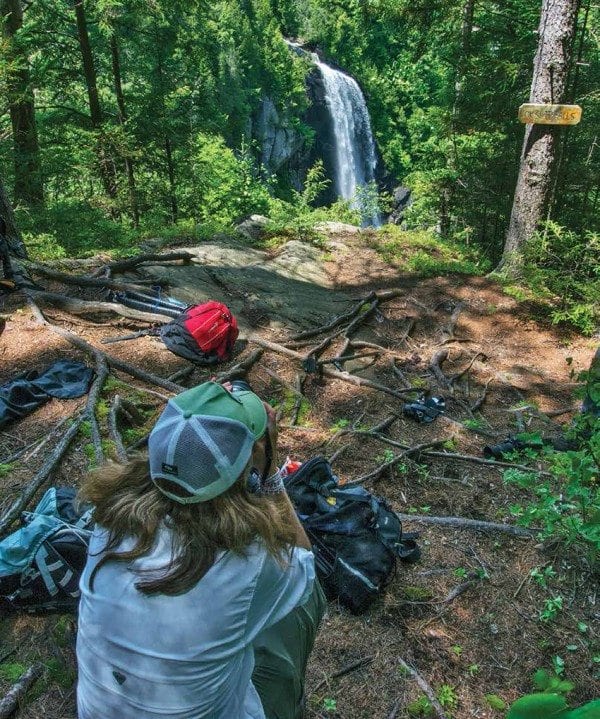 Thanks to the Finch, Pruyn deal, OK Slip Falls is part of the Forest Preserve. Photo by Carl Heilman II