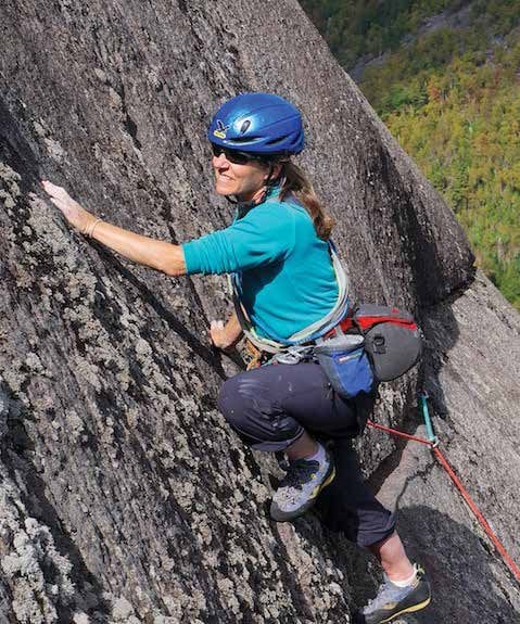 Karen Stolz is an accomplished climbing guide and photographer. Photo by R.L Stolz