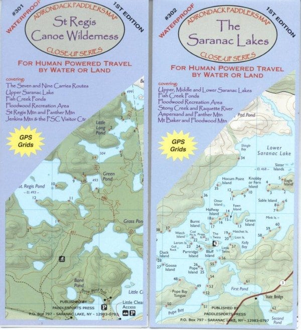2 New Maps From St. Regis Canoe Outfitters