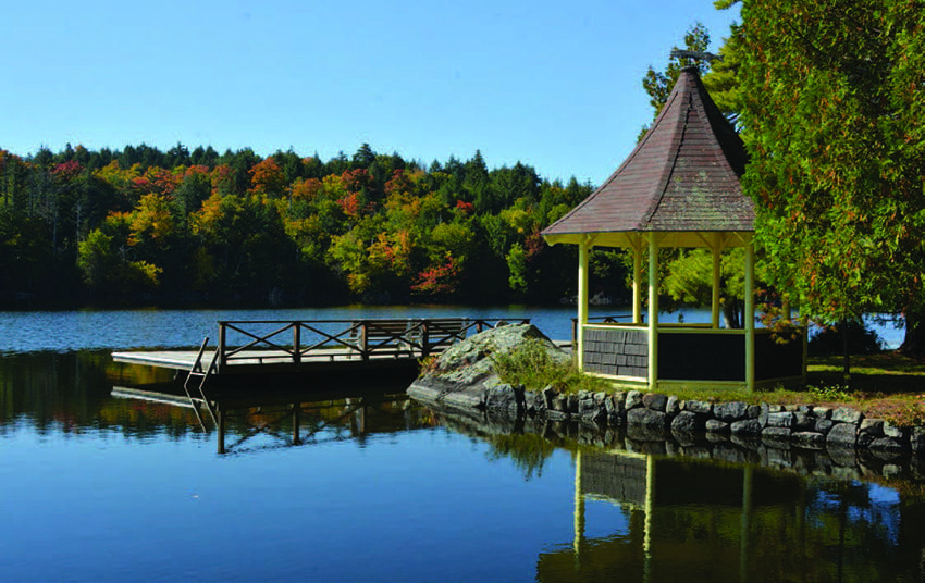 Upper Saranac Lake is the setting for property that Young oversees. Photo by Pat Hendrick.