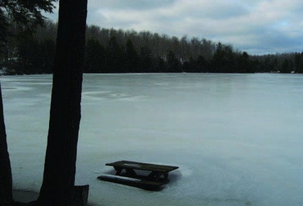 Woodworth Lake in winter. Courtesy of Dave Gibson, Adirondack Wild