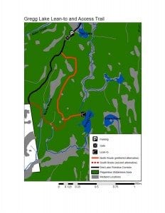 DEC Gregg Lake map