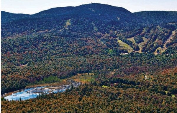 The Adirondack Club and Resort would be built on timberlands near the Big Tupper Ski Area. Photo by Carl Heilman II