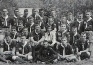 Boy Scouts at summer camp. Courtesy of Joe Mercurio