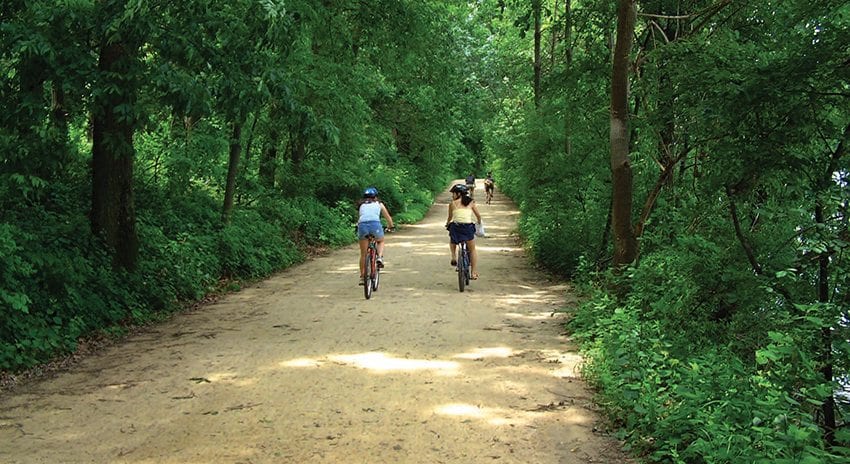 Other regions are ahead of the Adirondacks in creating bike trails.
