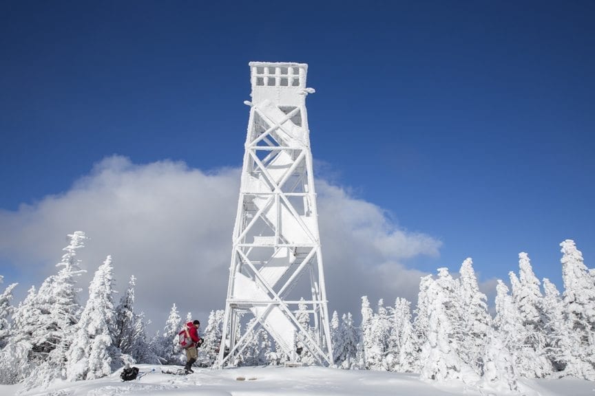 Fire tower on St. Regis Mountain