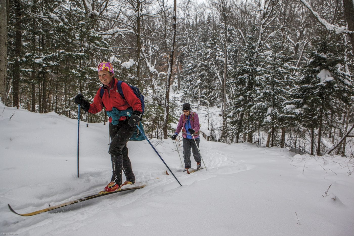 Cascade Ski Touring Center, near Lake Placid, is one of the many Cross-Country Ski Centers in the Adirondack Park.