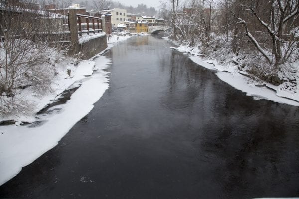 Scenes from downtown Saranac Lake Friday afternoon. Temperatures were about -10 Fahrenheit with a wind chill of -27.