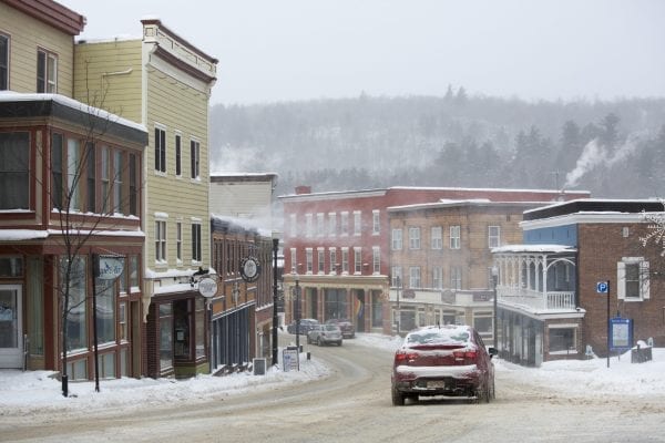 Scenes from a frigid Saranac Lake