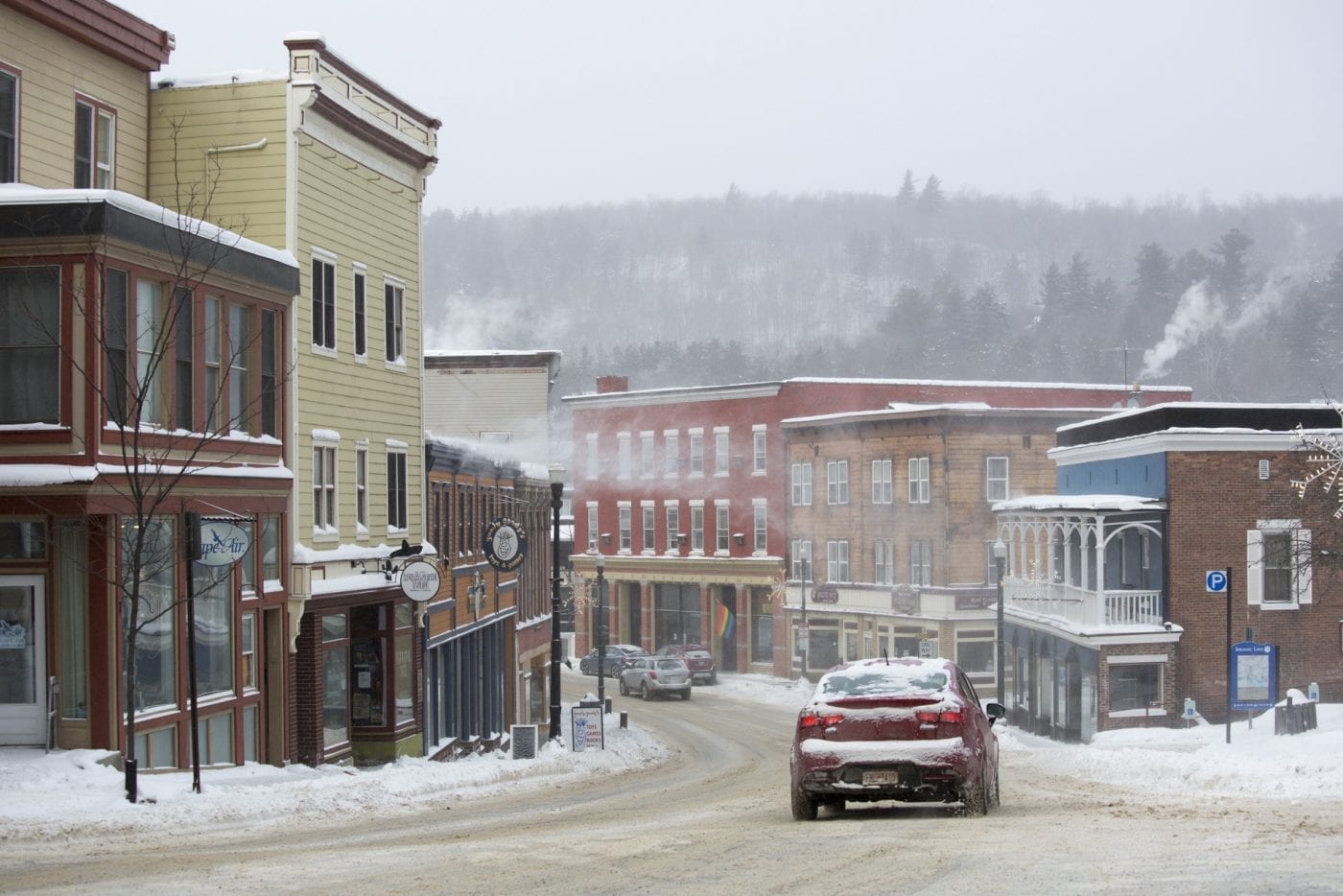 frigid Saranac Lake