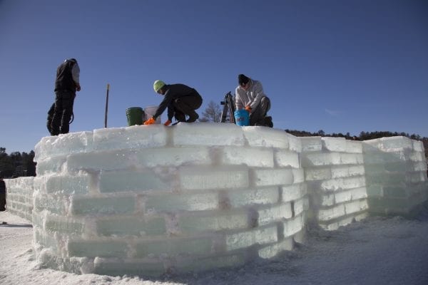 Ice Palace Construction