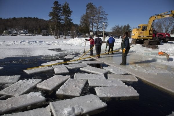 Building The Saranac Lake Ice Palace Adirondack Explorer